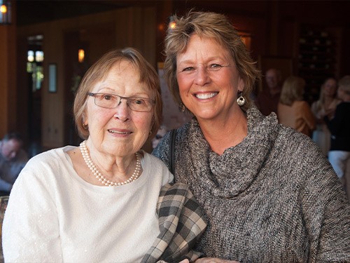Reta Haynes and Sharon Early
